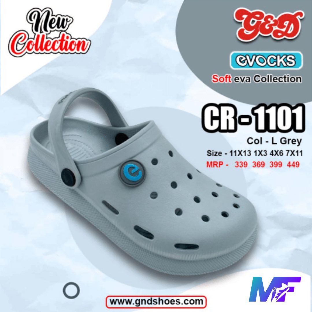 The new L Grey Crocs!
These clogs are made with a soft, cushioned footbed and a breathable upper 😍
(New Soft eva Collection)
Come as you are, in your new favorite pair of Crocs.
Contact Us On +91-9824297936 OR Email: contact@manishmf.com
#GND #gndfootwear #gndshoes #crocs #greycrocs #newcollection #fashionfootwear #StepIntoStyle #exclusivecollection #TrendyKicks
#fashionforward #greycrocs #FootwearObsession #comfyandchic
#stepintocomfort #EleganceRedefined #crocslove #fashionfiesta #ChicAndComfy #newarrivals #ElevateYourStyle #fashionstatement
#bethetrendsetter